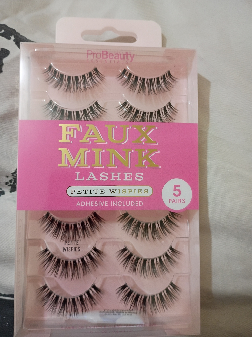 Marshalls Faux Mink Petite Wispies Lashes — Black